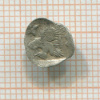 Гемиобол. Мизия. Кизик. Лев/кабан. 480-400 г. до н.э.