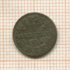 1 крейцер. Бавария 1856г
