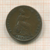 1 фартинг. Великобритания 1840г