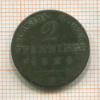 2 пфеннинга. Пруссия 1824г