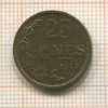 25 сантимов. Люксембург 1947г