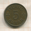 5 эйре. Исландия 1940г