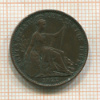 1 фартинг. Великобритания 1822г