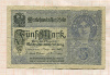 5 марок. Германия 1917г