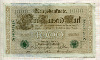 1000 марок. Германия 1910г