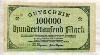 100000 марок. Германия 1923г