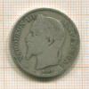 2 франка. Франция 1866г