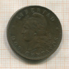 2 сентаво. Аргентина 1893г