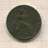 1 фартинг. Великобритания 1825г