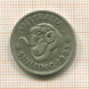 1 шиллинг. Австралия 1963г