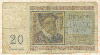 20 франков. Бельгия 1956г