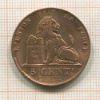 5 сантимов. Бельгия 1857г