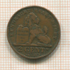 2 сантима. Бельгия 1905г