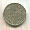 1 франк. Бельгия 1904г