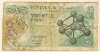 20 франков. Бельгия 1964г