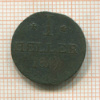 1 геллер. Франкфурт 1819г