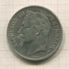 5 франков. Франция 1869г