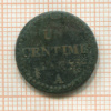 1 сантим. Франция