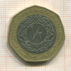 1/2 динара. Иордания