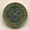 10 франков. Монако 1997г