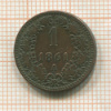 1 крейцер. Австрия 1861г