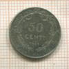 50 сантимов. Бельгия 1911г