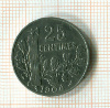 25 сантимов. Франция 1904г