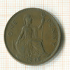 1 пенни. Великобритания 1946г