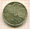 500 франков. Бельгия 1980г
