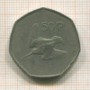 50 пенсов. Ирландия 1975г