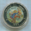 1 песо. Куба. Пираты Карибского моря. Мэри Рид. ПРУФ 1995г