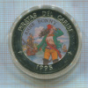 1 песо. Куба. Пираты Карибского моря. Энн Бонни. ПРУФ 1995г