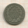 1/6 талера. Пруссия 1813г