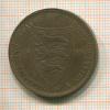 1/12 шиллинга. Джерси 1909г