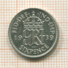 6 пенсов. Великобритания 1939г