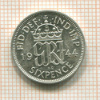 6 пенсов. Великобритания 1944г