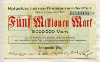 5000000 марок. Германия 1923г