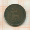 1 фартинг. Великобритания 1861г