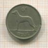 6 пенсов. Ирландия 1942г