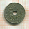 10 сантимов. Бельгия 1905г
