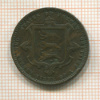 1/26 шиллинга. Джерси 1870г
