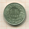 1 франк. Швейцария 1963г