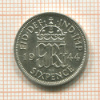 6 пенсов. Великобритания 1944г