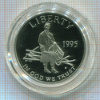 1/2 доллара. США. ПРУФ 1995г