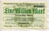 1000000 марок. Германия 1923г