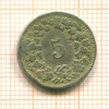 5 раппен. Швейцария 1882г