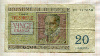 20 франков. Бельгия 1956г