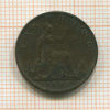 1 фартинг. Великобритания 1893г