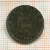 1 фартинг. Великобритания 1864г