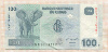 100 франков. Конго 2007г